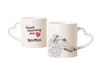 Borzoi, Russian Hunting Sighthound, Russian Wolfhound - Cup with a Dog, Adorable Cup with a Heart-shaped Handle, Universal Gift from the Brand
