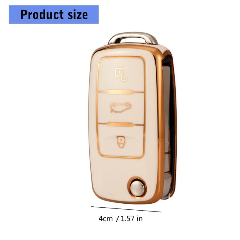 Remote Key Fob Cover Protective Shell Scratchproof Protector Cover Car Key Case Full Protection Key Fob Case