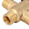 Brass Water Temperature Control Valve - Accurate & Safe Thermostatic Mixing Valve for Easy for Basin Installation