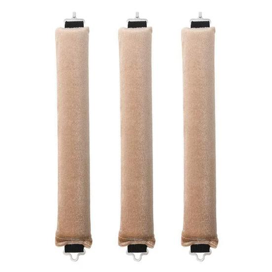 

3Pcs No Heat Hair Curling Rod Headband Women Overnight Sleeping Hair Curler Styling Tool Lazy Medium Long Hair Curls Roller хакі