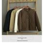 Women's Quilted Light Cotton Jacket - Autumn/Winter 2025, Short Solid Color Outerwear