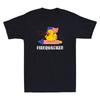 Fourth of July USA Patriotic Firecracker Rubber Duck Funny Vintage Men's T-Shirt