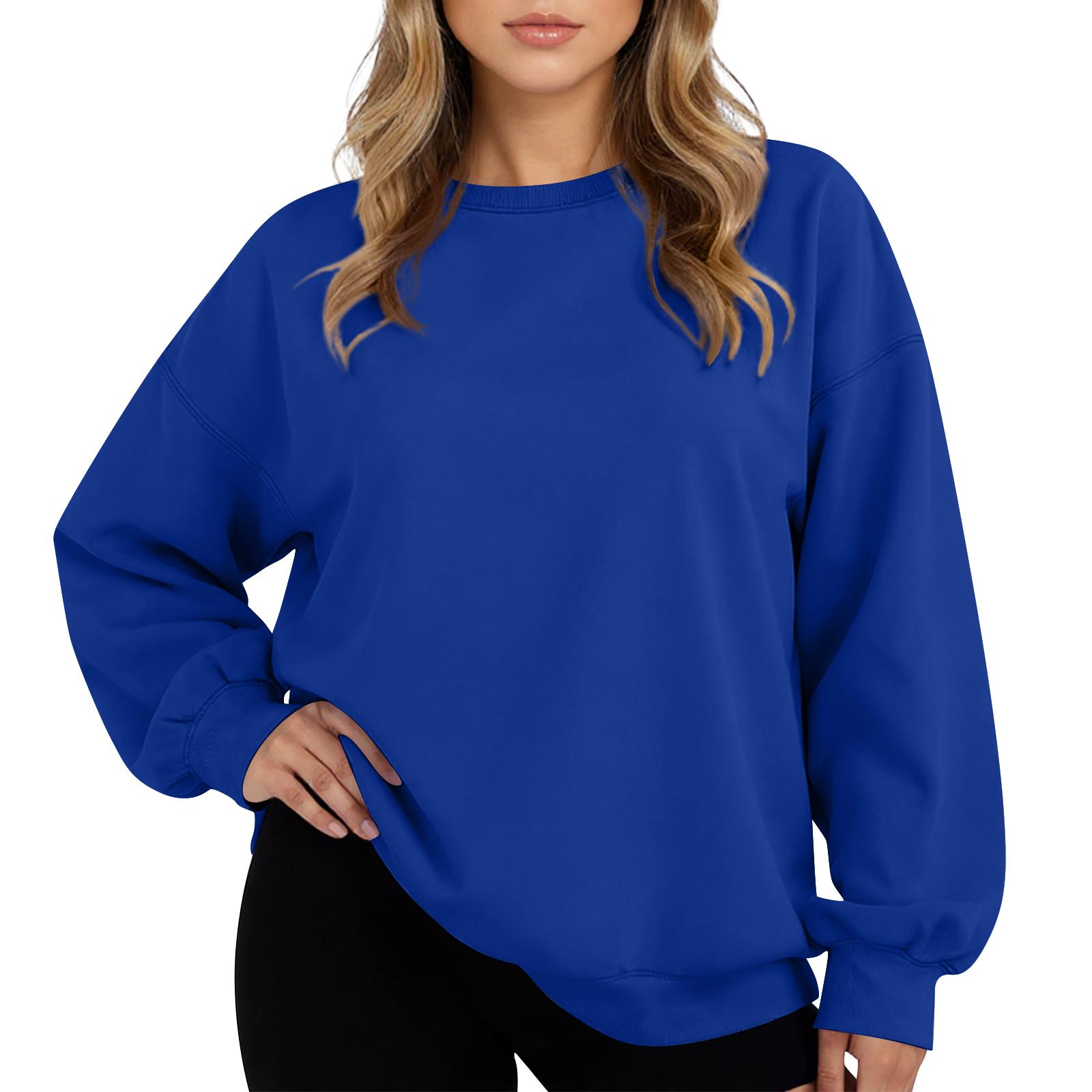 

Женское Худи Оверсайз с Капюшоном Флис Повседневный Комфортный Пуловер Топы Одежда S