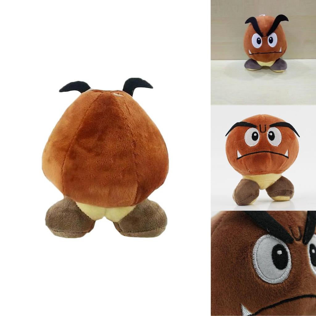 Adorável Super Mario Bros de 6''. Boneco de Pelúcia Triste Goomba Para Todas as Idades