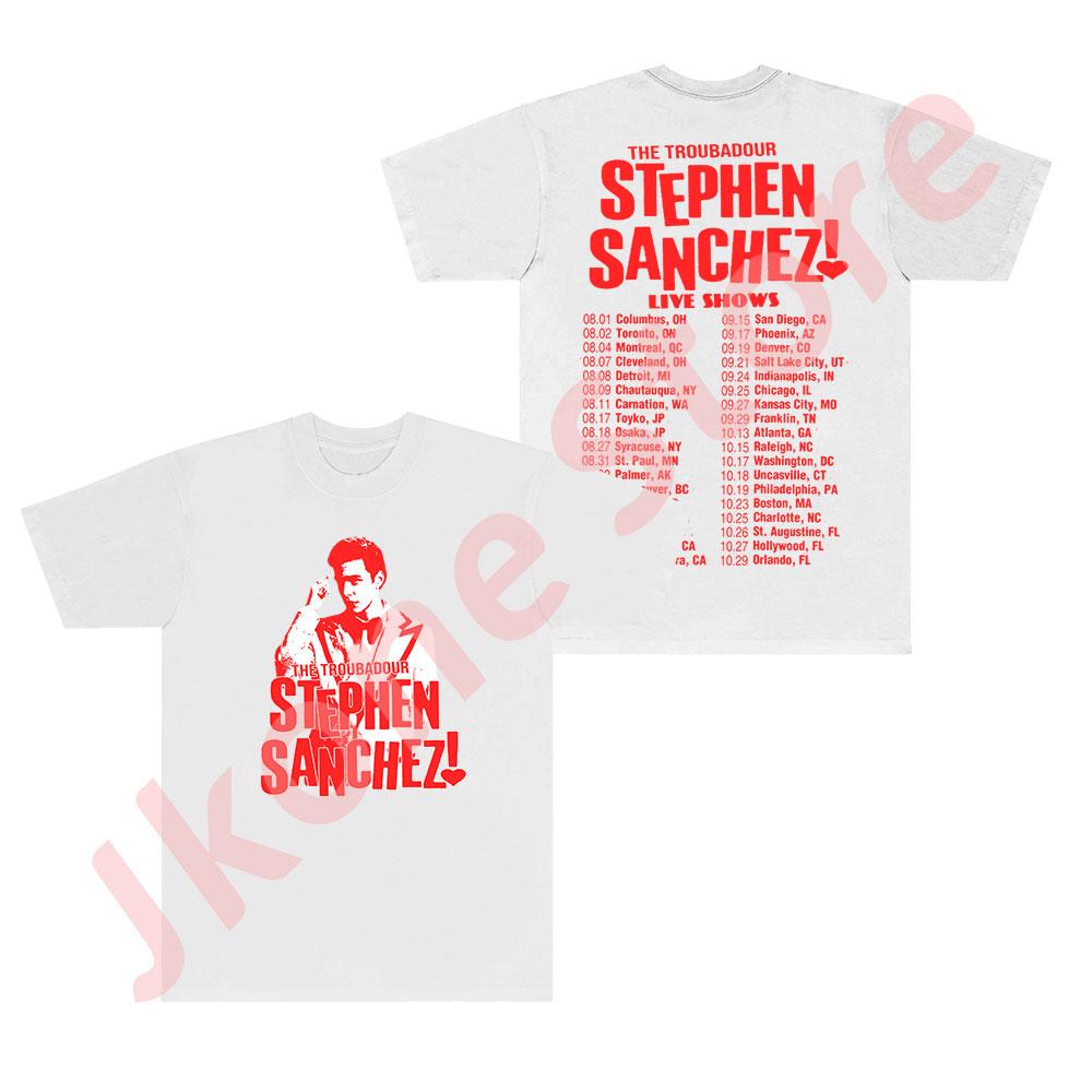 Stephen Sanchez Angel Face Tour Merch Tshirts Women Unisex Fashion Casual Short Sleeve Tee Crewneck Clothes S