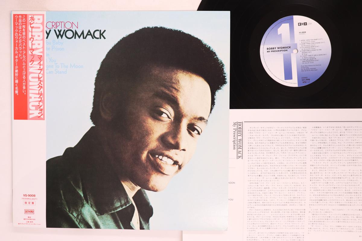 LP Record BOBBY WOMACK My Prescription VS9008 VIVID SOUND 1989 Japan Obi SoulFunk Used