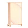 1:12 Dollhouse Wardrobe Wooden Miniature Bedroom Living Room Scene Double Door Closet Furniture Accessory
