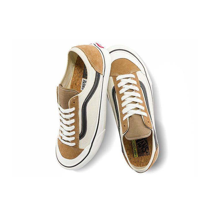 Vans Style 136 Decon Vr3 Sf Canvas Leather Low-Top Skate Shoes Unisex Sneakers Brown VN0A4BX9TBN