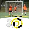 Soccer Goalkeeper Training Equipment 2.5M/8.2ft Single Line Deflector Goalie Tool for