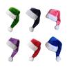 Adult Christmas Santa Hat with White Brim Cap New Year Party Cosplay Accessories