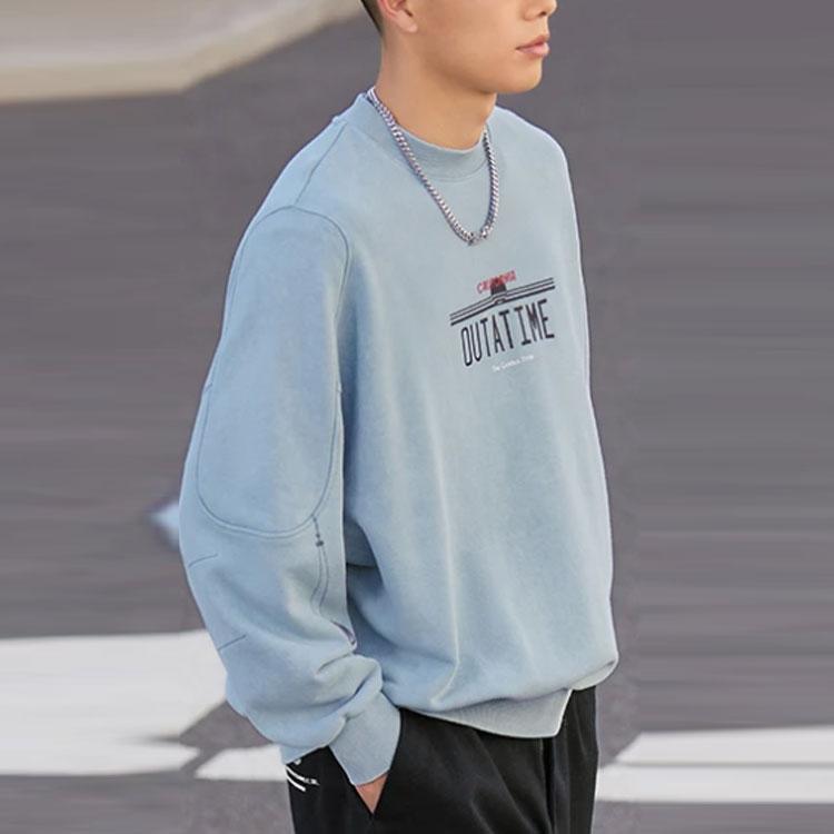 Men's Sweatshirt Li-Ning Li Ning Sports Trendy Collection Sweatshirt Unisex Blue