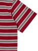 EIDER Ciel Women'S Striped Short Sleeve Polo Shirt_Dark Red