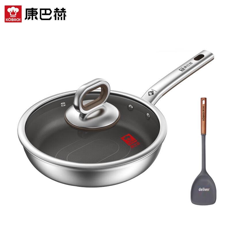 Kangbach 4th Gen 316L SS Frying Pan & Wok Set