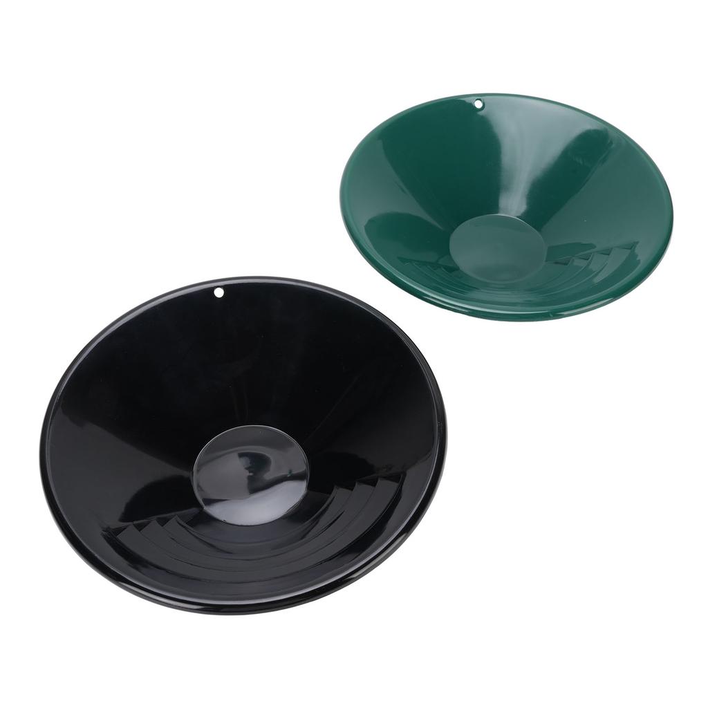 2 ks 26,5 cm Zlatá pánev ABS 90 stupňů Závit Sada zlatých rýžovacích pánví pro začátečníky Černá Zelená