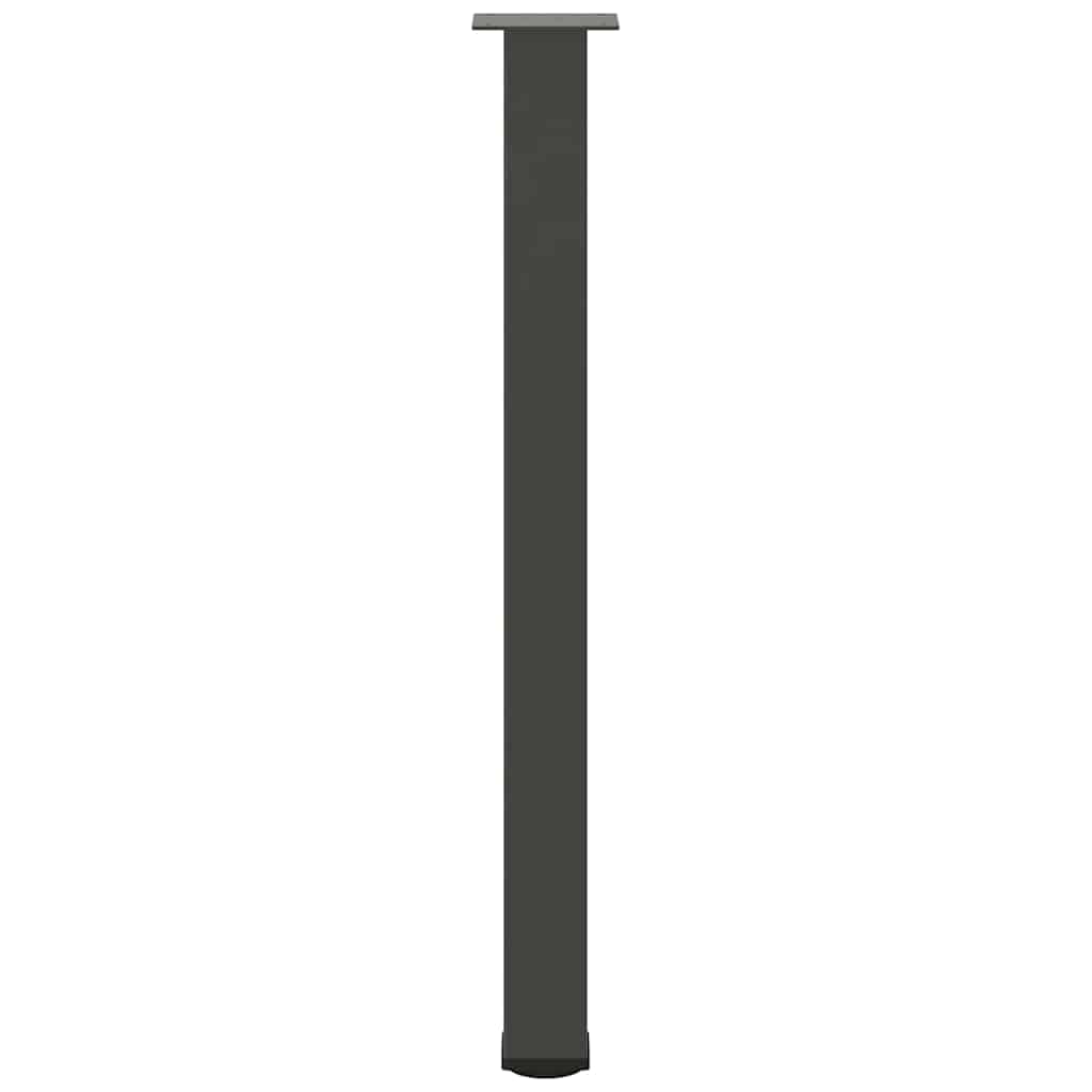 Vidaxl Nogi Do Stolika Kawowego, 4 Szt., Antracyt, 90-92 Cm, Stal