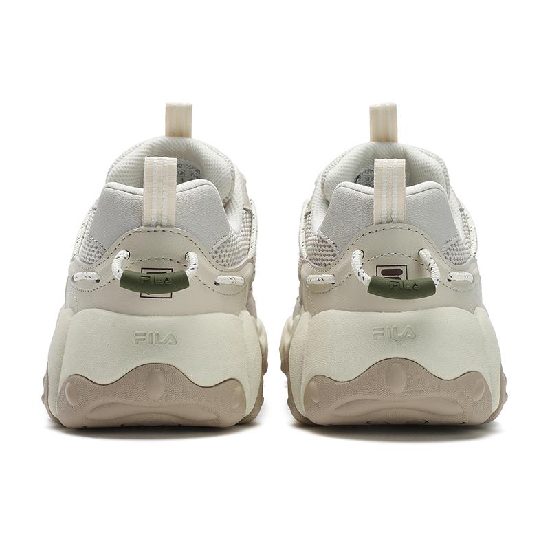 FILA Fluid 6 Cat Paw 6 Fashion Retro Versatile Simple Comfortable Casual Sports Low-Top Running Shoes Women sneaker Dove-Yellow F12W532105FBB