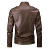 Giacca di Pelle Giacca Casual da Uomo Versione Coreana Slim Fit Primavera Autunno Giacca da Moto