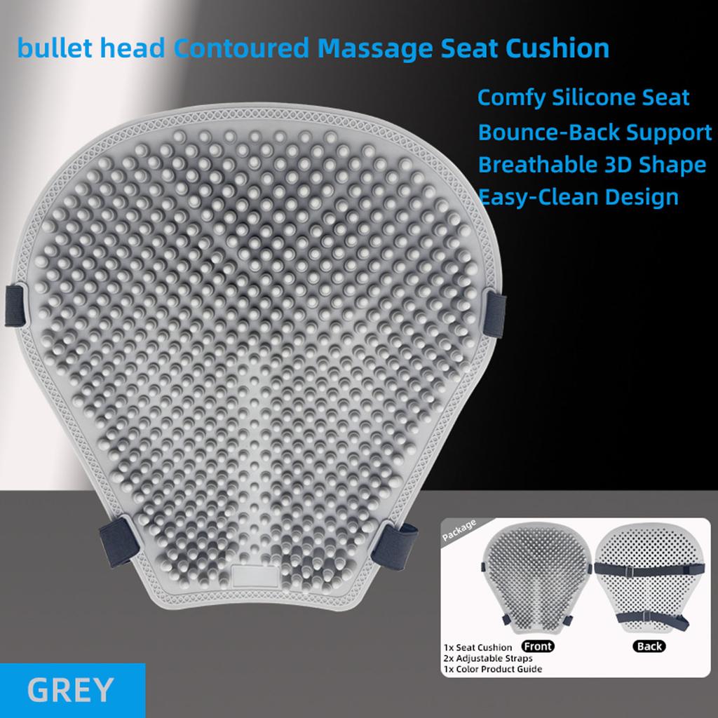 Shock Absorbing Silicone Motorcycle Seat Cover Waterproof Breathable Designs Seat Protector Suitable for Long Rides