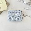 Multifuctional Mini Canvas Coin Purse Korean Style Sanitary Napkin Storage Bag Cute Wallet  Travel