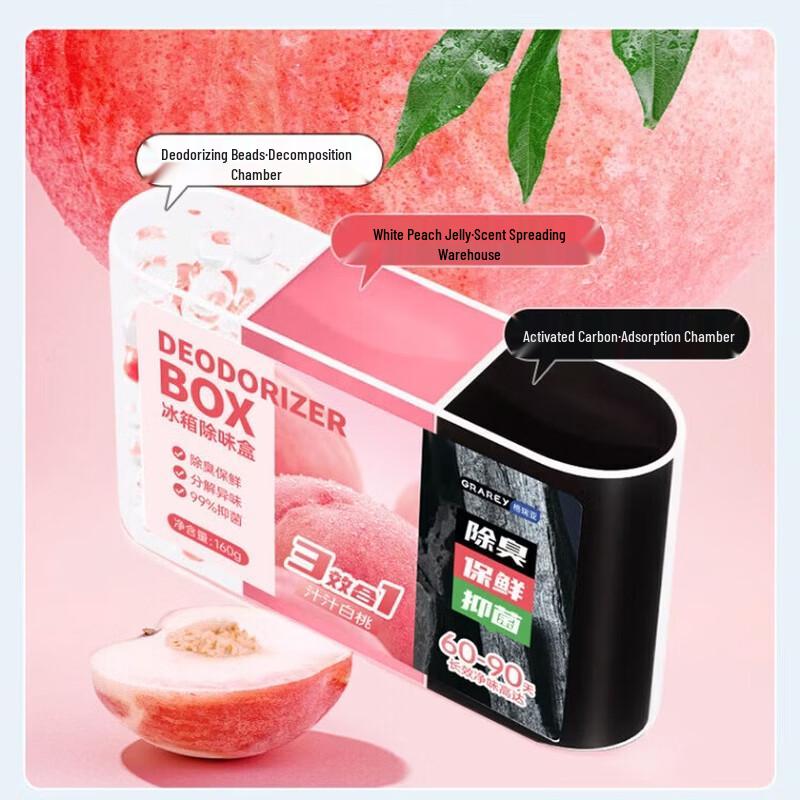 GRAREY 3-Compartment Refrigerator Deodorizer