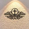 Faith Iron Wall Art Metal Plaque Handcrafted Home Office Decor Inspirational Sign