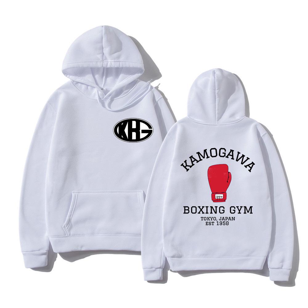 Hajime No Ippo Kamogawa Boxing Gym Anime Hoodie - European Size Sweatshirt
