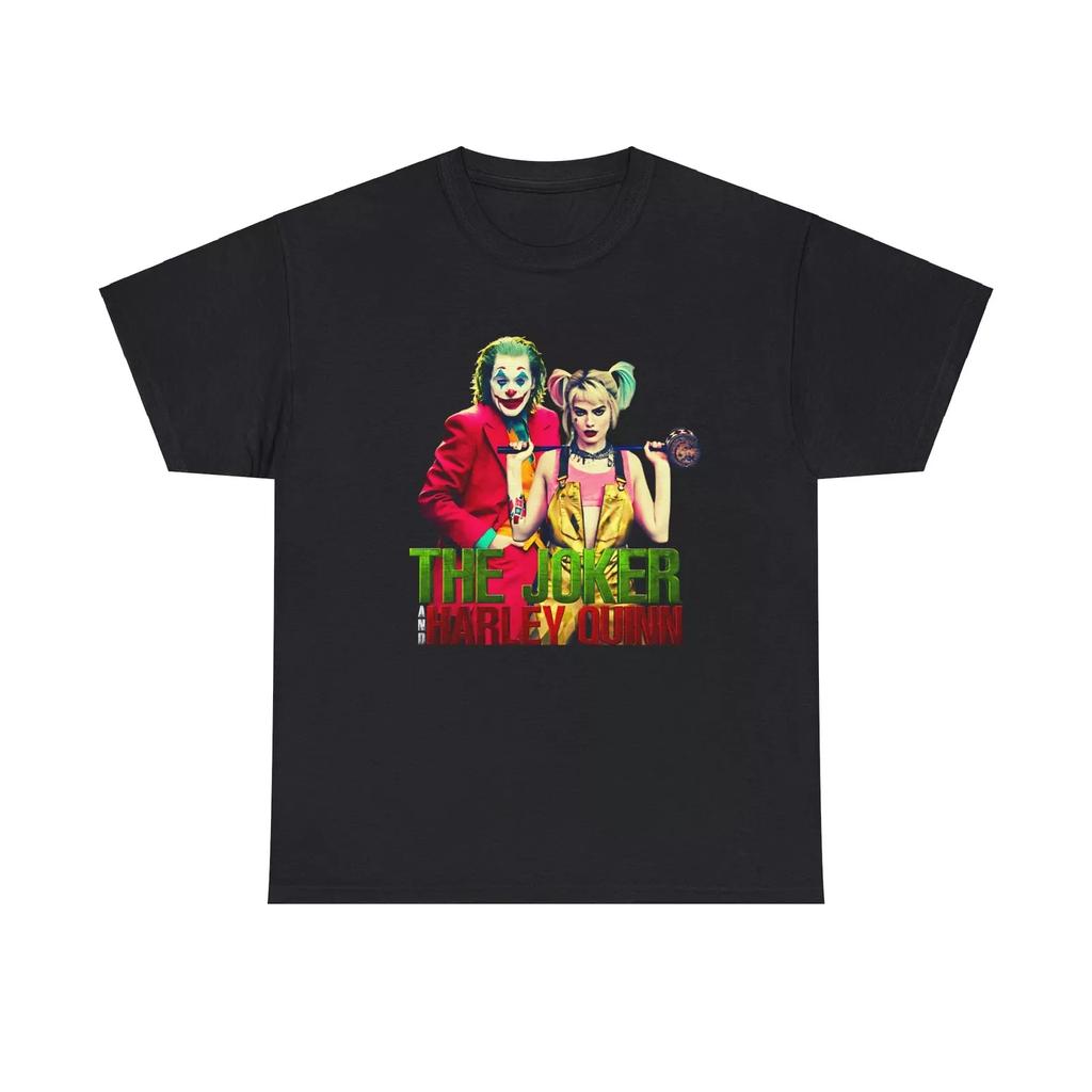 The Joker & Harley Quinn Heavy Cotton Tee, Margot Robbie, Joaquin Phoenix