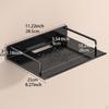 Hanging Shelf for Wall Mount DVD Player Game Storage