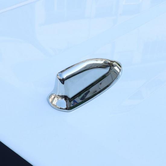 Silver ABS Shark Fin Antenna Cover Trim For Toyota Tundra -2024