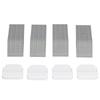 4Set Door Stoppers Non Slip Rubber Door Bottom Stop Wedge Accessories for Home Improvement