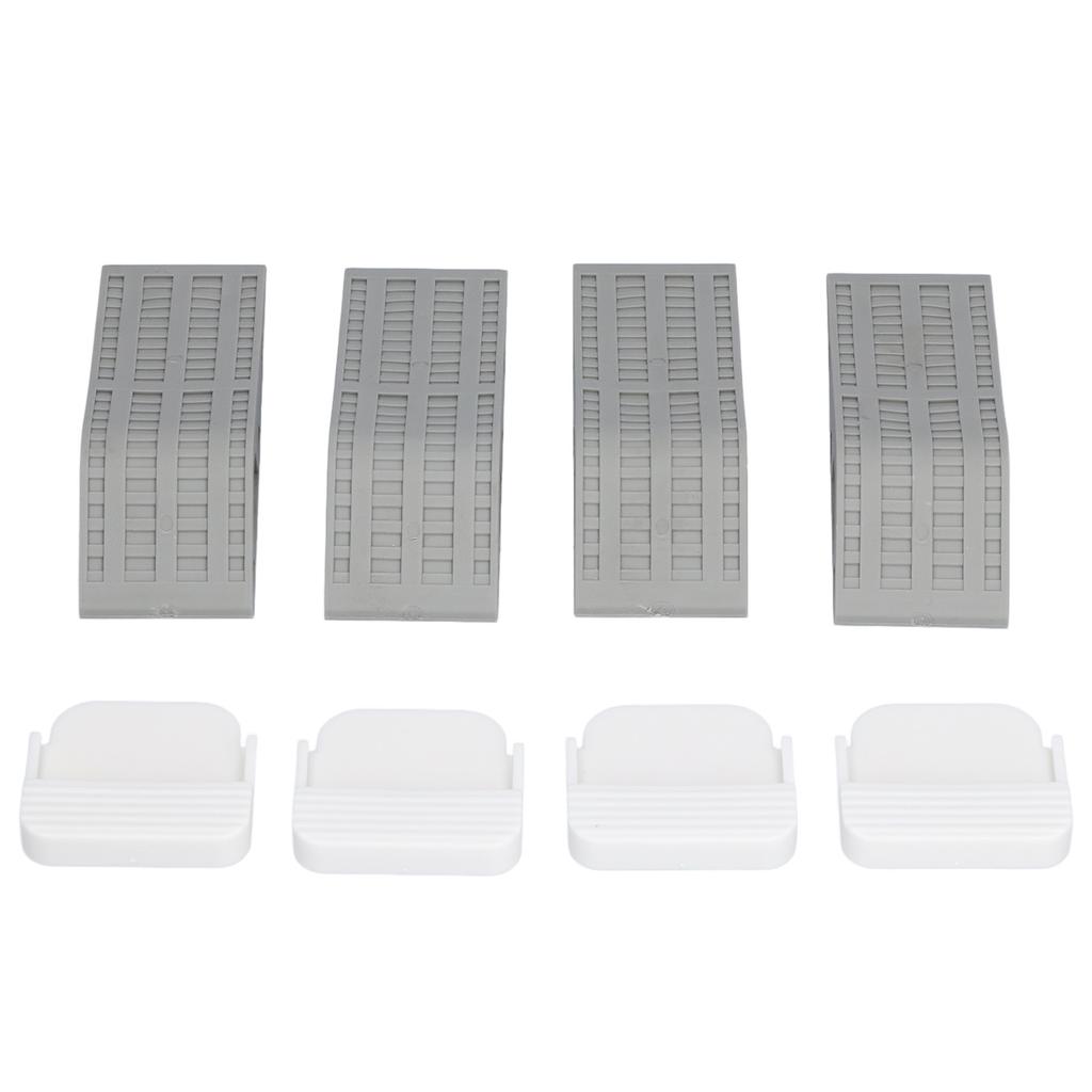 4Set Door Stoppers Non Slip Rubber Door Bottom Stop Wedge Accessories for Home Improvement