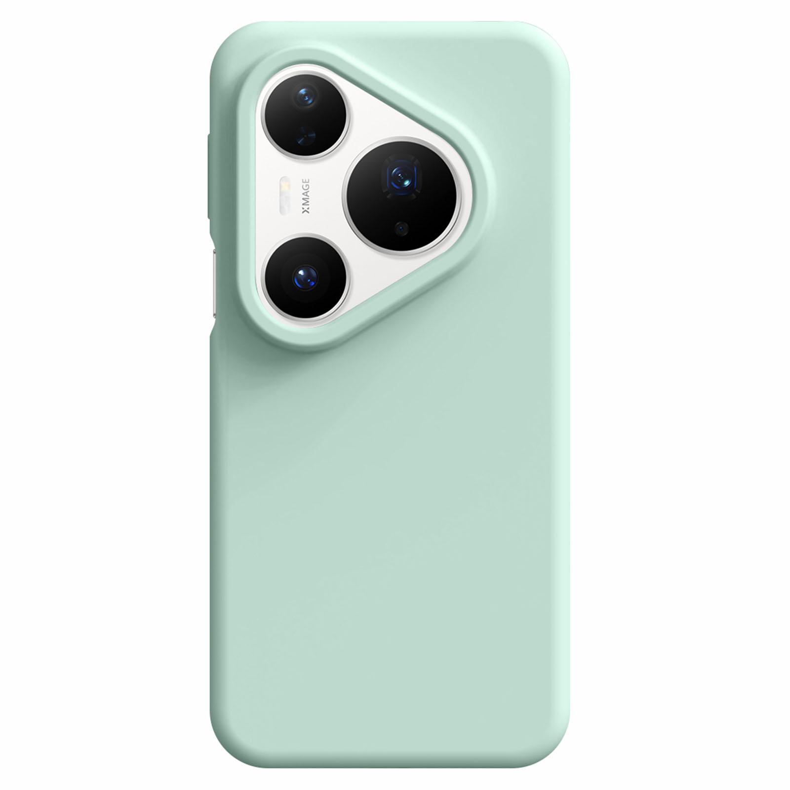 

Для Huawei Pura 80 Pro/80 Pro+ Чохол-шкіра з рідкого силікону, дружнього до шкіри + Полікарбонатна кришка для телефону A