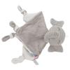 Ongwan Baby Bath Towel, Baby Pacifier Towel, Plush Cartoon Doll, Infant Burp Cloth Handkerchief, for Babies 3 Months and Up (Elephant)
