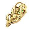 Les Trésors De Lily [P2313] - Gold Plated Pendant 'Flora' Golden Green - 15x10 Mm
