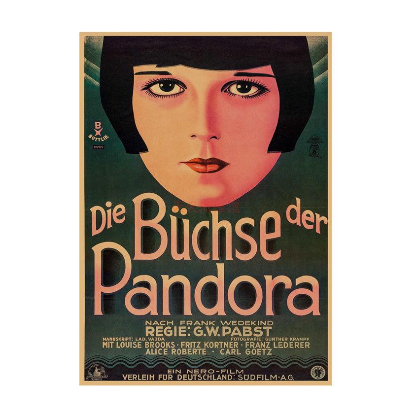 Retro Movie Illustration Poster for Bar, Cafe, or Dormitory Wall Decor