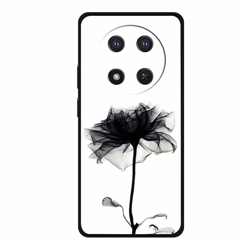 

Phone Case For Honor X9c Back Cover Case Black Silicone Soft Funda For Honor Magic 7 lite X60 Pro 5G Case Magic7 lite 7lite Capa Honor X9c