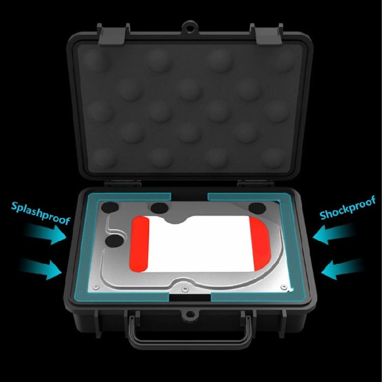 Custodia per Archiviazione HDD SSD da 3,5 pollici Antiurto Resistente all'Acqua con Comoda Impilabilità per Facile Stoccaggio