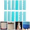 Cake Edge Smoother Comb Cake Decorating Edge Cream Scraper PP Plastic Spatula Baking Tool