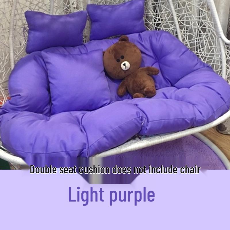 Double Hammock Hanging Chair Cushion - Thick, Washable Rattan Chair Cover for Autumn