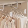 Expandable Clothing Rack Pull Down Garment Hanger System Space Saving Wardrobe Organiser Stainless Steel Iron