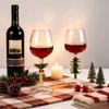 Transparenter Weihnachtsbaum Trinkkelch 360 ML Highballglas Weihnachts-Weinglas Tasse Party