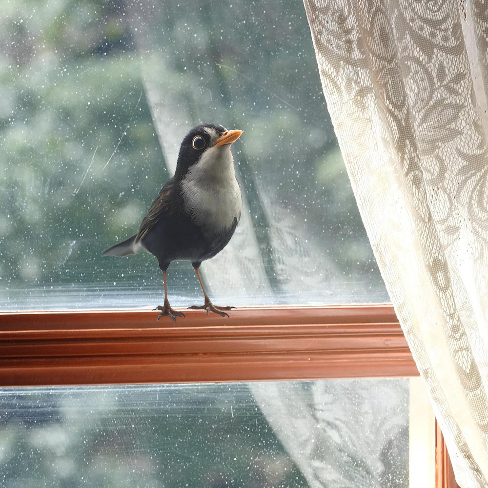 Kreative Simulation Amsel Wohnzimmer Esszimmer Wanddekoration Verschönerungsaufkleber