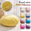 Nordic Meditation Cushion Futon Round Cushion Covers Velvet Throw Pillow Case Sofa Car Bed Decor Cushion Cover Lumbar Pillow