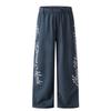 Yongfang Unisex Amerikansk-stil Trendy Sweatpants: Løstsiddende, Jazz Hip Hop Bogtryk, Afslappet Lige & Vide Ben.