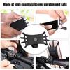 2 Pcs Silicone Bike Phone Mount Shockproof Motorcycle Phone Mount Mobile Phone Holder  Bicycle Use