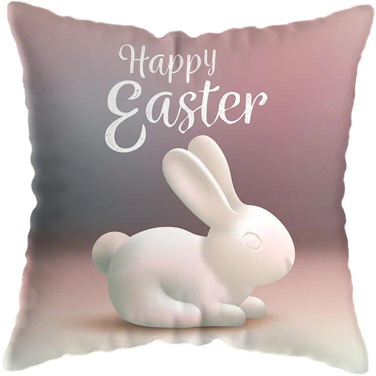 

Домашний декор Пасхальная наволочка Гостиная Диван Подушка Кролик Динозавр Яйцо Подушка 40x40cm