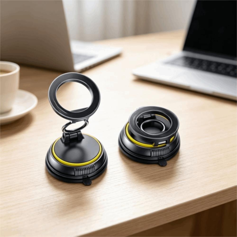 Vacuum Suction Cup Car Phone Holder Magnetic Vacuum Car Phone Mount Travel