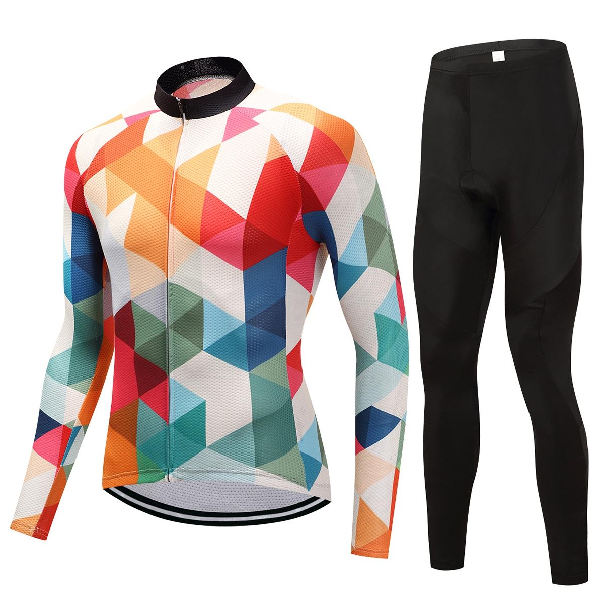 

Комплект одежды для езды на велосипеде, комплект одежды для мужчин и женщин с длинным рукавом, костюм для велосипедной одежды XXXL