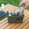 Outdoor Tissue Case Desktop Napkin Paper Storage Box Portable 11L Camping Picnic Seasoning Bottle Organizer Sundries Bucket