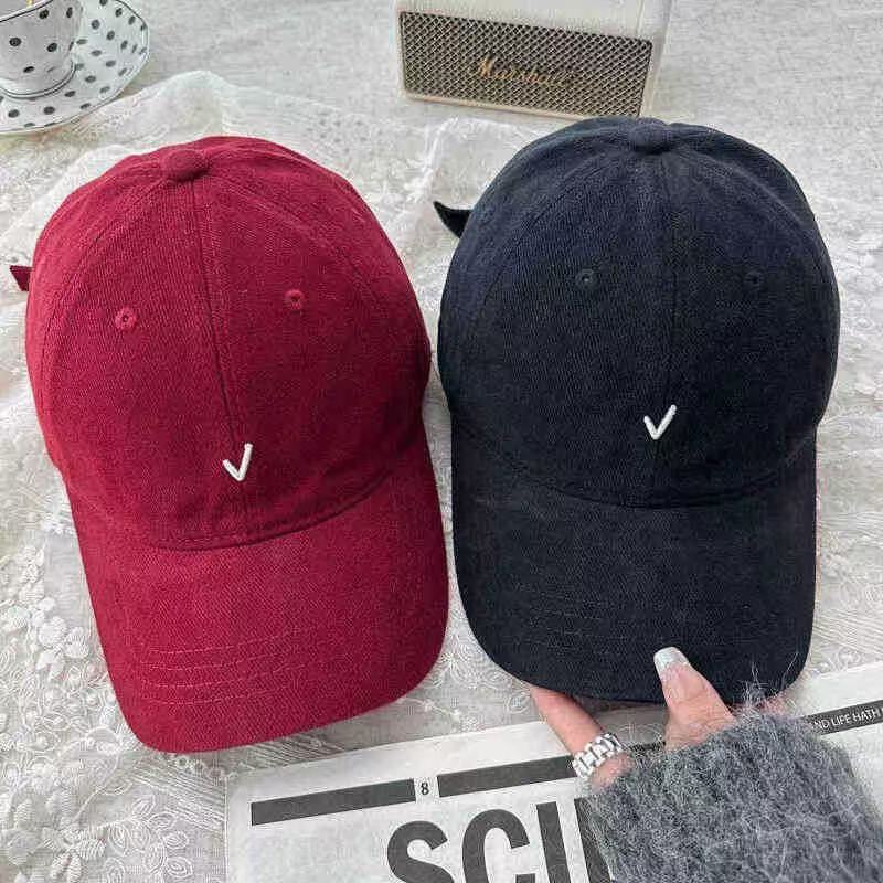 Cappellino da Baseball Classico in Cotone Ricamato con Ampia Visiera per Donna, Estivo, Casual